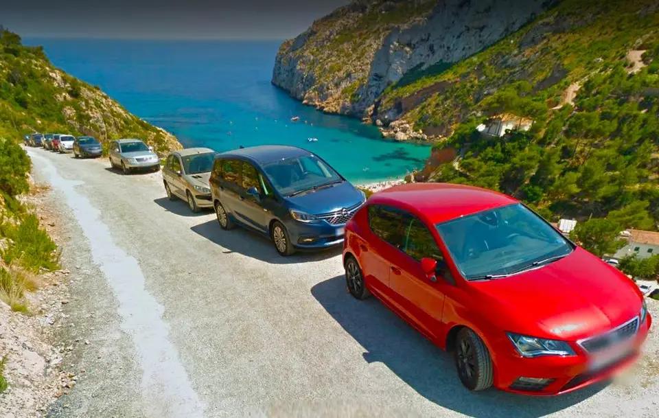 Cala Granadella Parking