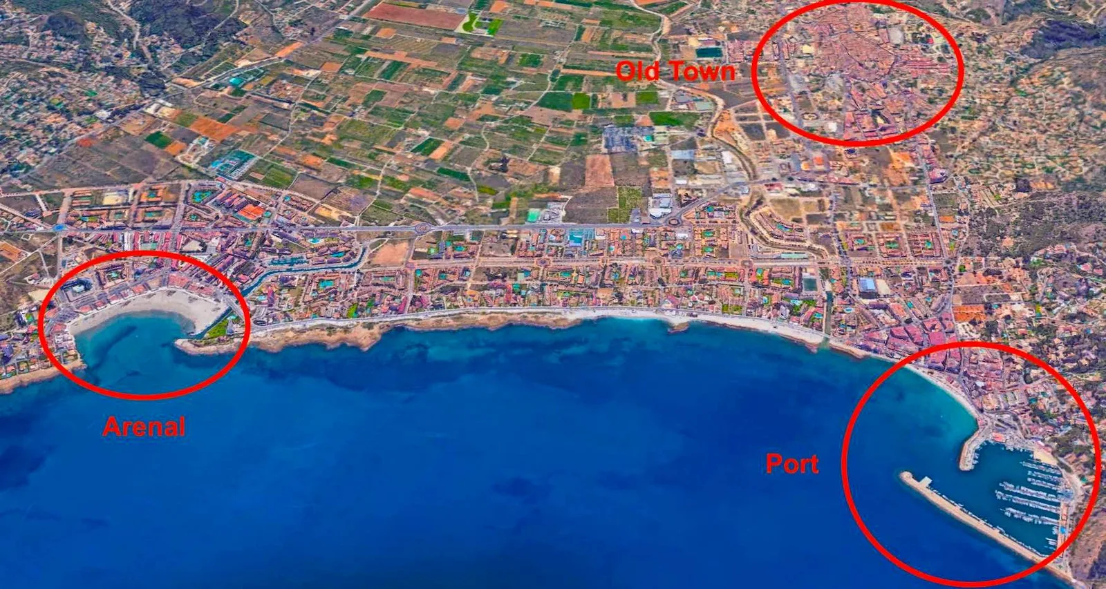 Playa del arenal Javea